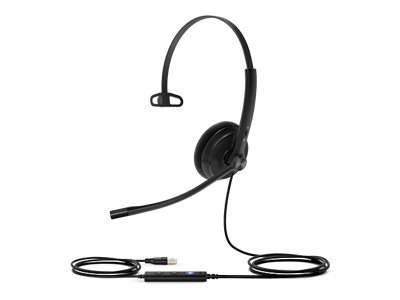 Yealink Uh34 Se Mono Teams - Headset - På Øret - Kablet - Usb - Sort - Certified For Microsoft Teams