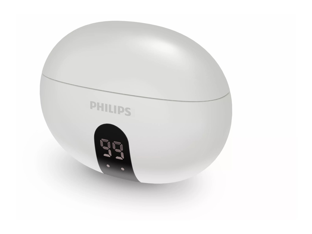 Philips TAT2520WT - True wireless-hörlurar med mikrofon - inuti örat - Bluetooth - vit