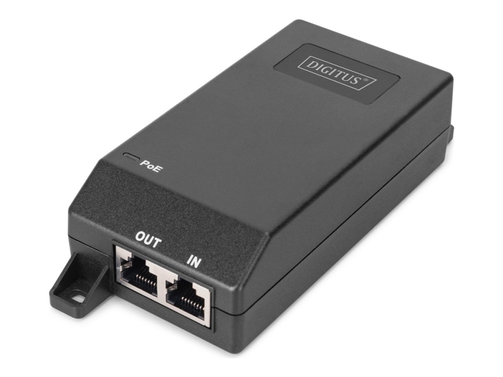 Digitus Dn-95103-3, Gigabit Ethernet, 10,100,1000 Mbit/S, 10/100/1000, Poe+, Ieee 802.3At, Cat3, Cat5, Cat5e, Cat6
