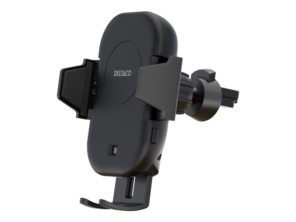 DELTACO - Trådlös laddningshållare för bil - 15 Watt - QC - svart | Tele & GPS - Mobil tillbehör - Övriga tillbehör | GameStuff