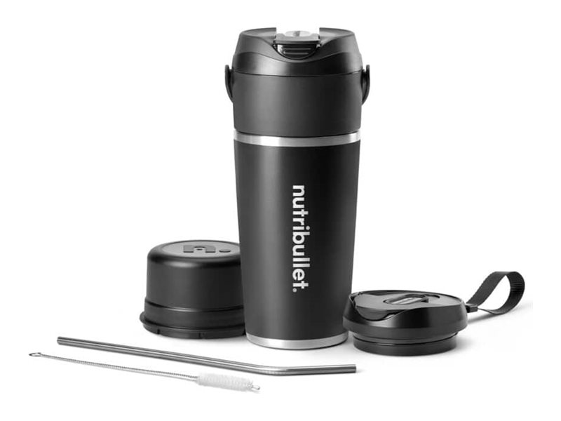 Nutribullet Flip, Tragbarer Mixer, 0,59 L, Eis-Crusher, 11 W, Schwarz