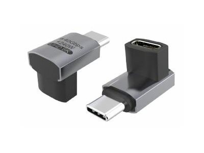Microconnect Premium - Usb Adapter - 24 Pin Usb-C (Han) Lige Til 24 Pin Usb-C (Hun) Vinklet - Usb4 Gen3x2 - Op Til 40 Gbps Datatransferhastighed, Usb