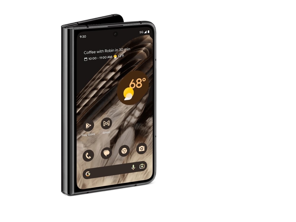 Google Pixel Fold - 5G pekskärmsmobil - dual-SIM - RAM 12 GB / Internal Memory 512 GB - OLED-skärm - 7.6 - 7.6 - 2208 x 1840 pixlar 2208 x 1840 pixlar (120 Hz) - 3 st. bakre kameror 48 MP, 10.8 MP, 10,8 MP - 2x front cameras 9.5 MP, 8 MP - obsidian | Tele & GPS - Mobiltelefoner - Android | GameStuff