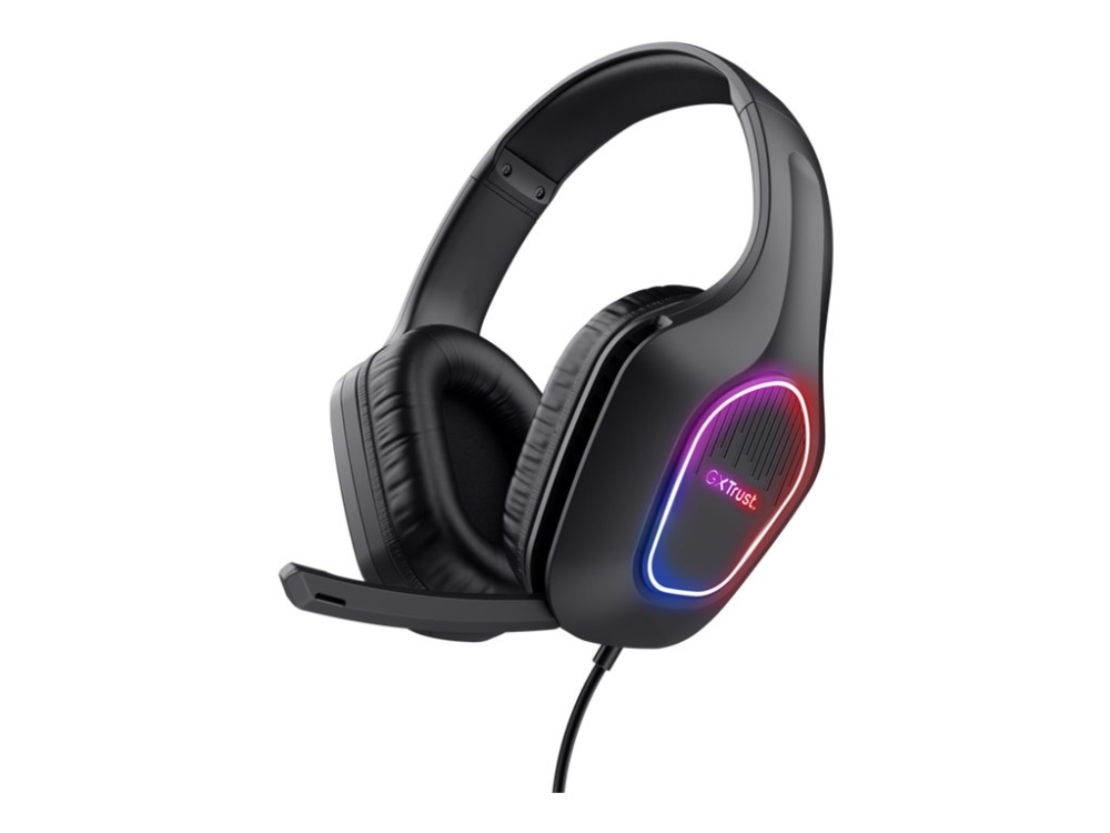 Trust Gxt 416 Zirox - Headset - Fuld Størrelse - Kablet - 3,5 Mm Jackstik, Usb-A