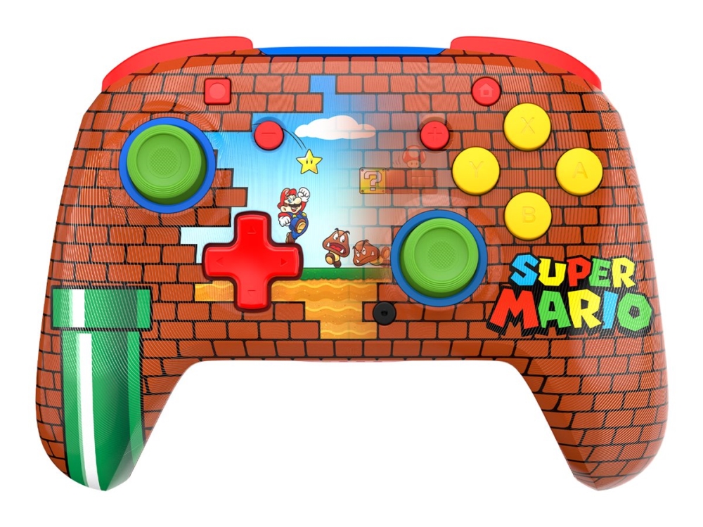 Turtle Beach Rematch - Gamepad - trådløs - Mario mursten - for Nintendo Switch, Nintendo Switch 2, Nintendo Switch Lite, Nintendo Switch OLED