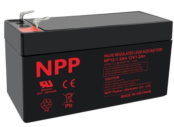 Batteri NPP 12V 1,2 Ah