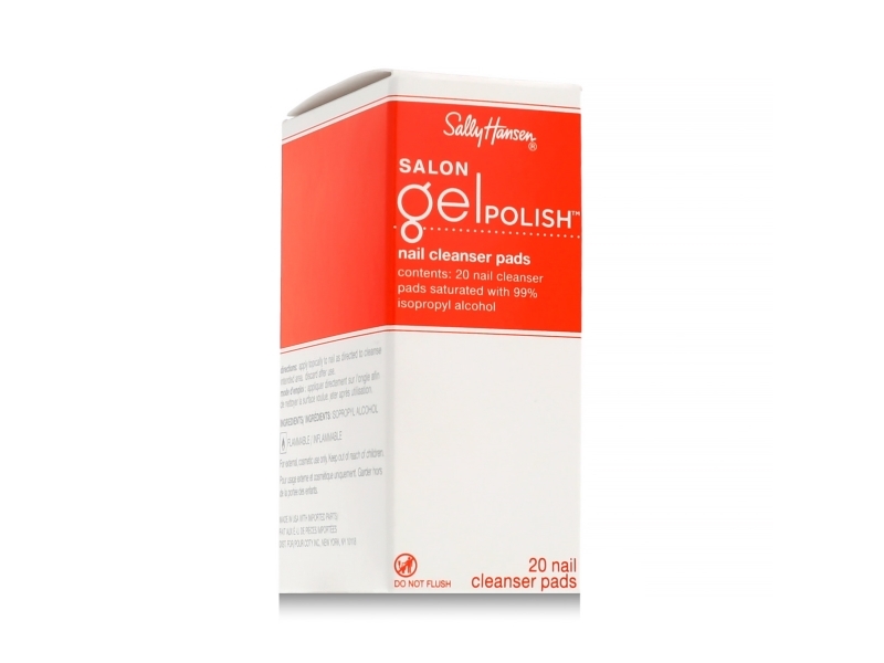 Sally Hansen Salon Gel Polish Nail Cleanser Pads 20 Pcs