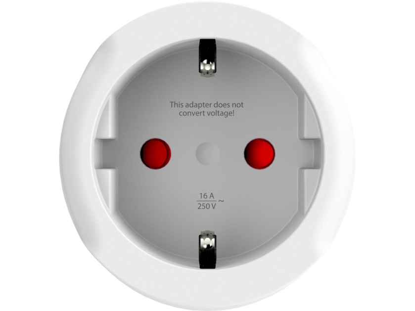 Reseadapter Europa till UK m.fl. Jordad | Datortillbehör - Kablar & adaptrar - Adaptrar | GameStuff