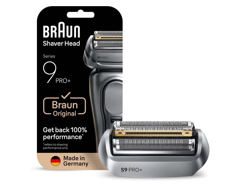 Braun Series 9 96M, Rakhuvud, 1 huvuden, Svart, Rostfritt stål, 18 månad (er), Braun, Series 9+ Pro | Hårvård - Skägg- / Hårtrimmer - Skär för rakapparater | GameStuff