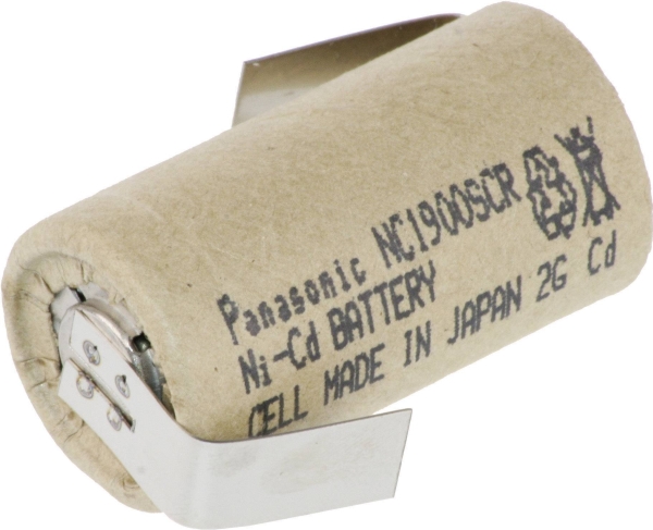 Panasonic Sub-C Zlf Spezial-Akku Sub-C Z-Loddefane Nicd 1,2 V 1900 Mah