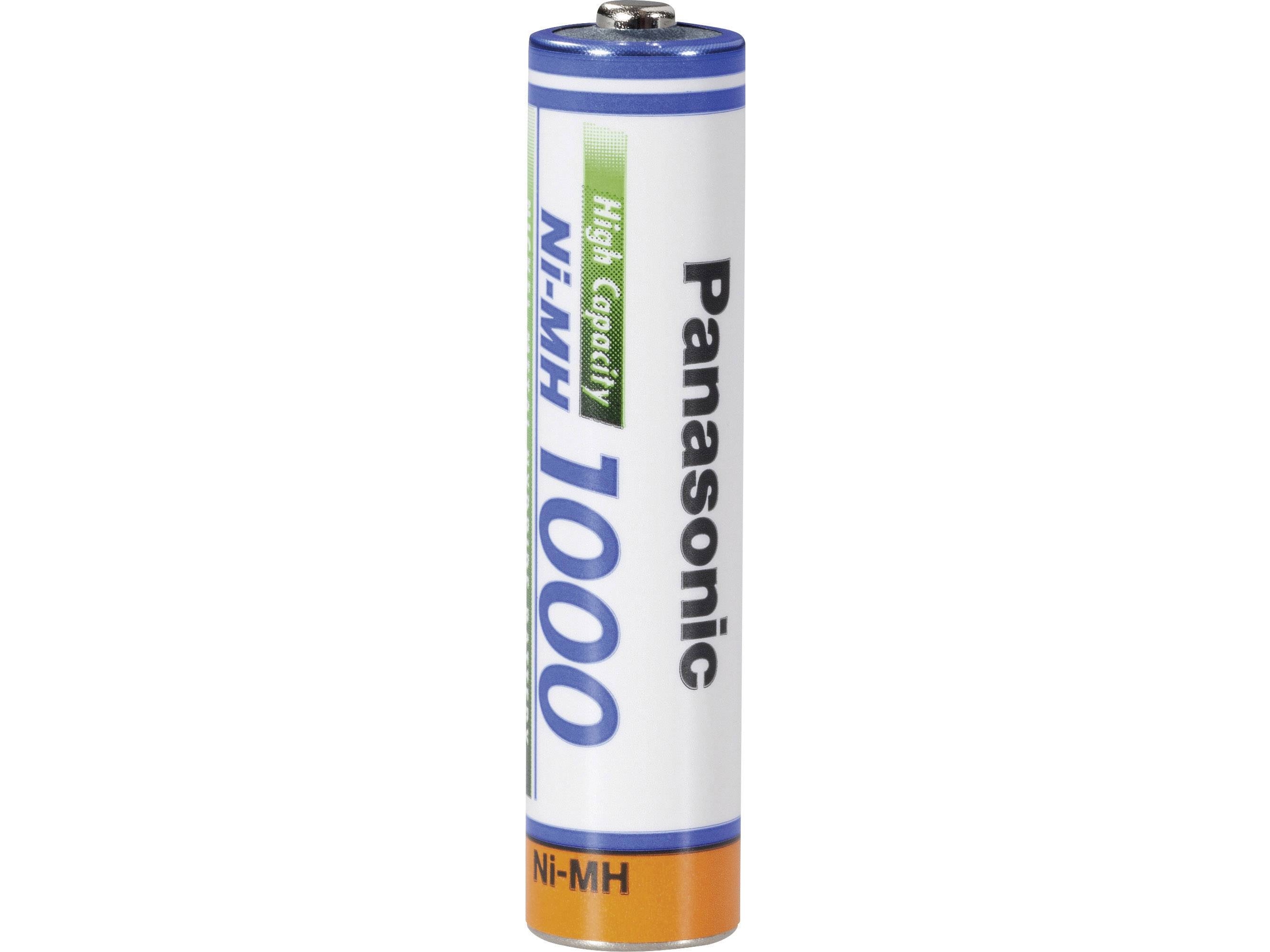 Panasonic Wiederaufladbare Aaa-Batterie Nimh 1000 Mah 1,2 V 1 Stück