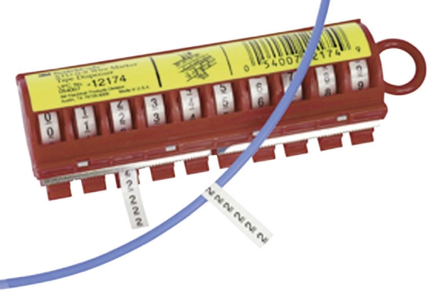 3M Scotchcode Kabelmarkeringsrefillruller Ciffer "9" 80-6114-2802-2 Indhold: 3 Rulle (80-6114-2802-2)
