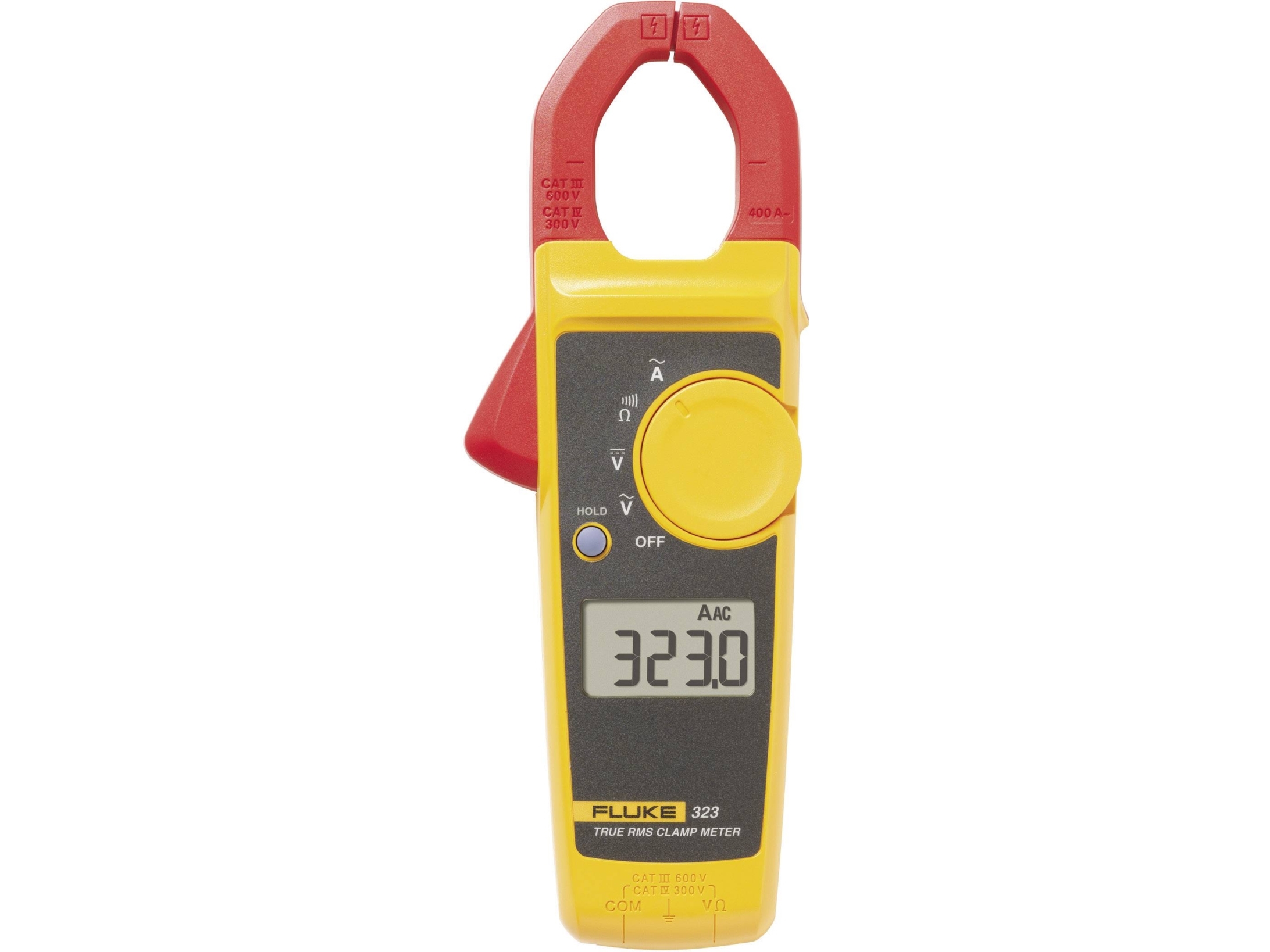 Fluke 4152628-ISO Strømtang , Hånd-multimeter Kalibreret (ISO) digitaalinen CAT III 600 V, CAT IV 300 V Visning (counts): 4000