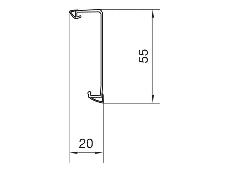 Hager Sl20055219016 Overdel Til Fodlister (Sl20055219016)