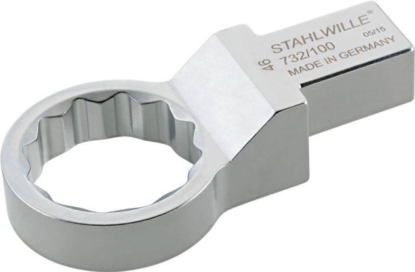 STAHLWILLE 58221027, Torque wrench end fitting, Krom, 1 stk, 609 g