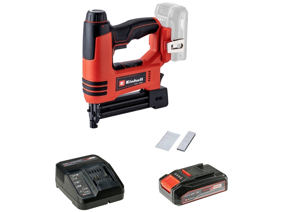 Einhell TE-CN sladdlösa spikmaskiner Klämlängd 10 - 22 mm inkl. batteri, inkl. laddare | Kontorsmaterial - Häftapparater & häften - Häftapparater | GameStuff