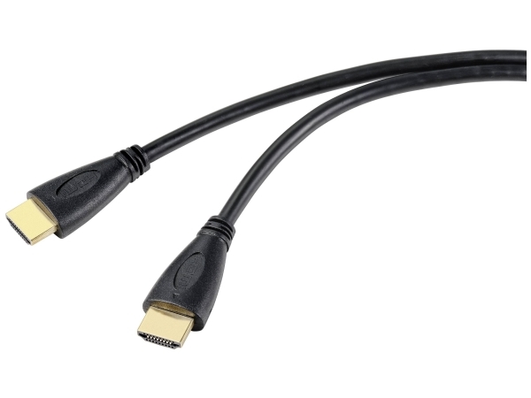 Speaka Professional Hdmi Av, Display, Tv, Monitor Anschlusskabel [1X Hdmi Stecker - 1X Hdmi Stecker] 5.00 M Schwarz