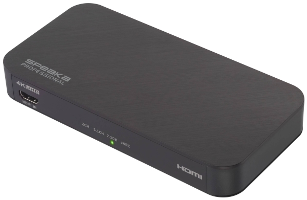 Speaka Professionelle Tv-Empfänger, Audio Extractor Sp-Hda-502 [Hdmi - Hdmi] 3840 X 2160 Pixel