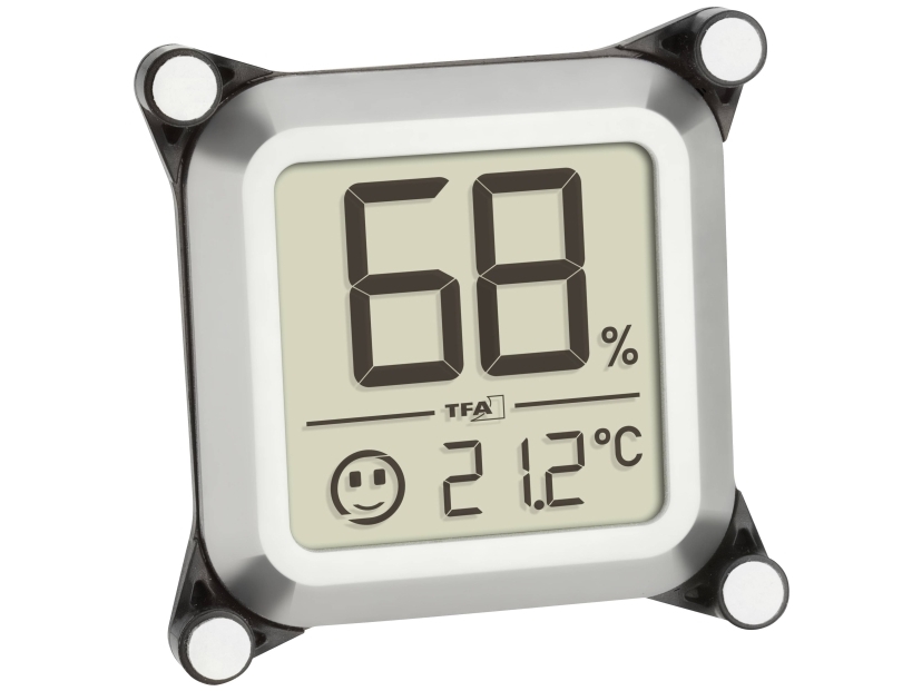 Tfa Dostmann Humidore Termo-/Hygrometer Sølv