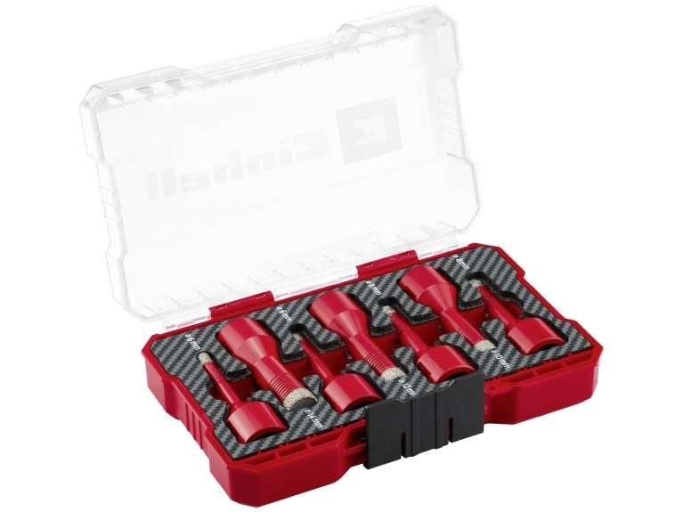 Einhell 500400 Fliesenbohrer-Set 7-Teilig 6 Mm, 8 Mm, 10 Mm, 12 Mm, 14 Mm M14 1 Set