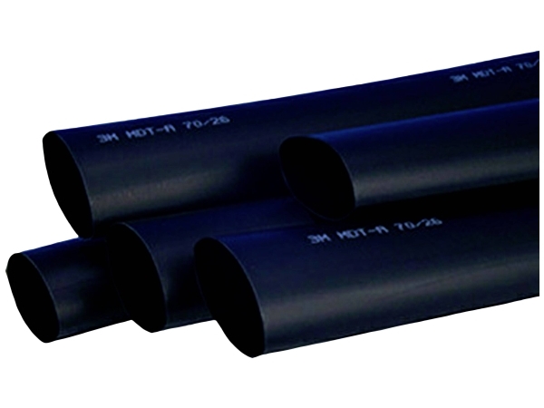 3M TE100046537, kutisteputki, musta, 100 cm, 1,2 cm, 3 mm, 120 °C