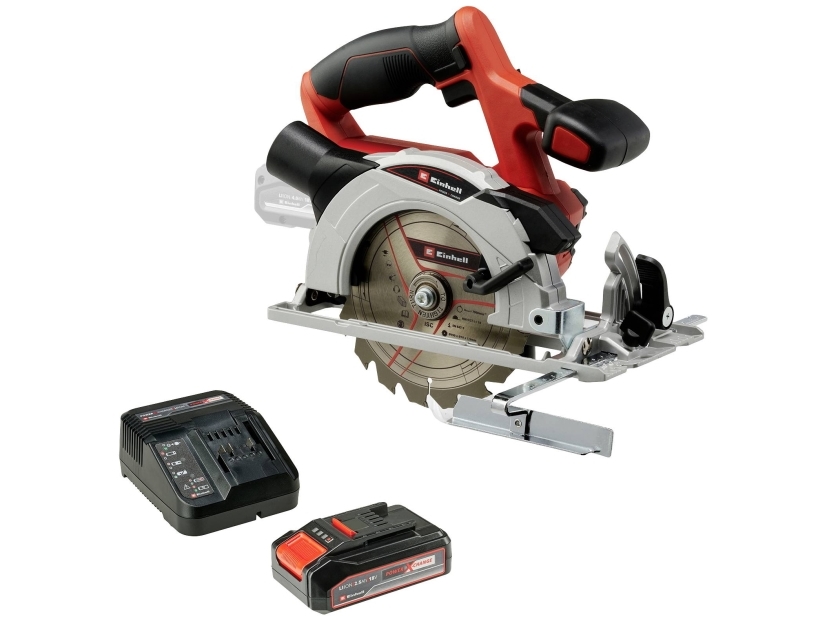 Einhell TE-CS 18/150 Li Batteridriven, handhållen cirkelsåg 150 mm inkl batteri, inkl laddare 18 V