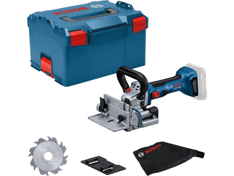 Akku-Flachdübelfräse GFF 18V-22 Professional Solo, 18 Volt (blau/schwarz, ohne Akku und Ladegerät, in L-BOXX)