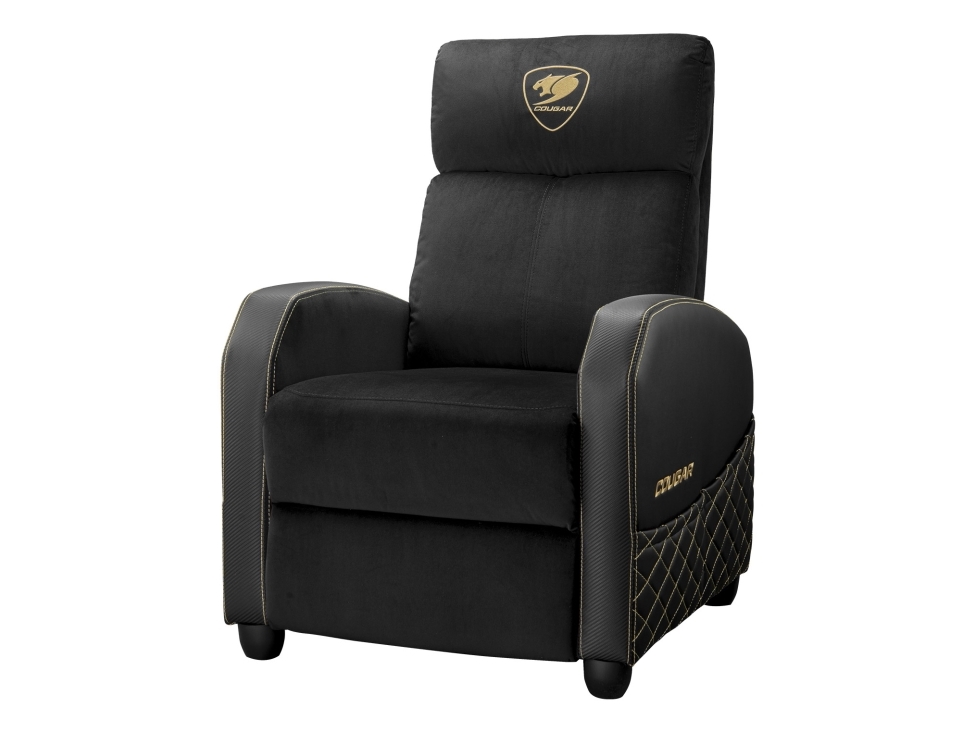COUGAR Ranger Elite Gold, Gaming armchair, 135 kg, Upholstered padded seat, Upholstered padded backrest, Universal, Black