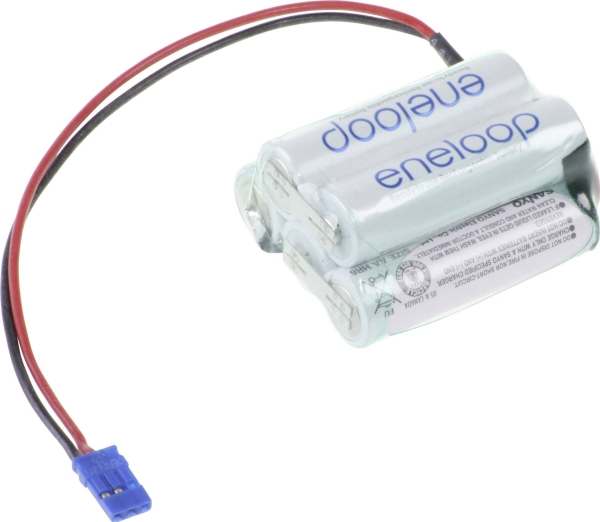 Panasonic Eneloop Trapez F2x3 Graupner Battery Pack Zellenzahl: 5 Batteriegröße: R6 (Aa) Kabel, Stecker Nimh 6 V 1900 Mah