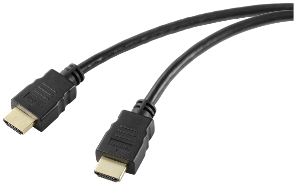 Speaka Professional Hdmi Av, Tv, Monitor Anschlusskabel [1X Hdmi Stecker - 1X Hdmi Stecker] 3.00 M Schwarz