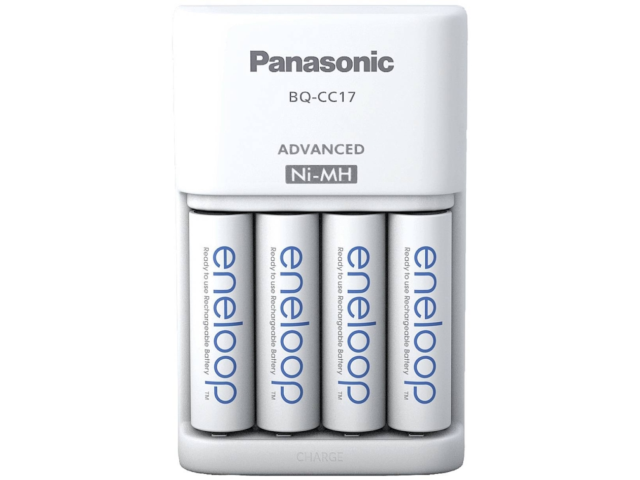 Panasonic Eneloop Advanced Bq-Cc17 - 3,5 - 9 Timer Batterioplader - (Für 4Xaa/Aaa) 4 X Aa Typ - Nimh - 2000 Mah