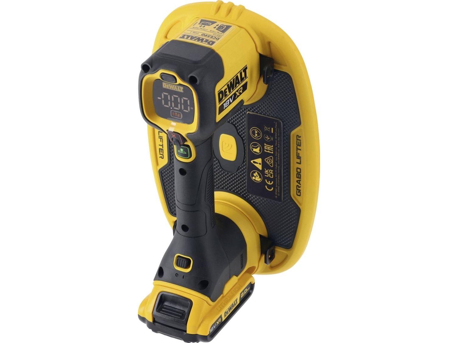 DEWALT. VAKUUMLIFT GRABO 18V DCE590D1T 1x2Ah | Verktyg & Verkstad - För verkstaden - Övriga | GameStuff