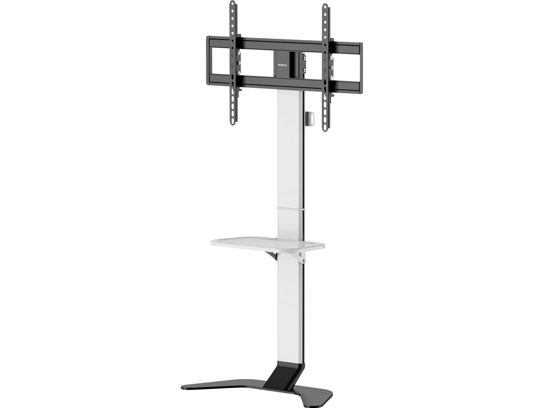 SpeaKa Professional SP-TVS-600 TV-teline Säädettävä korkeus 94,0 cm (37) - 218,4 cm (86) Lattiateline, lattia/seinä