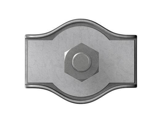 dörner + helmer 4814414 Wireklemme 6 mm Stål Galvaniseret 10 stk | Verktyg & Verkstad - Infästning - Ståltråd & låsa | GameStuff