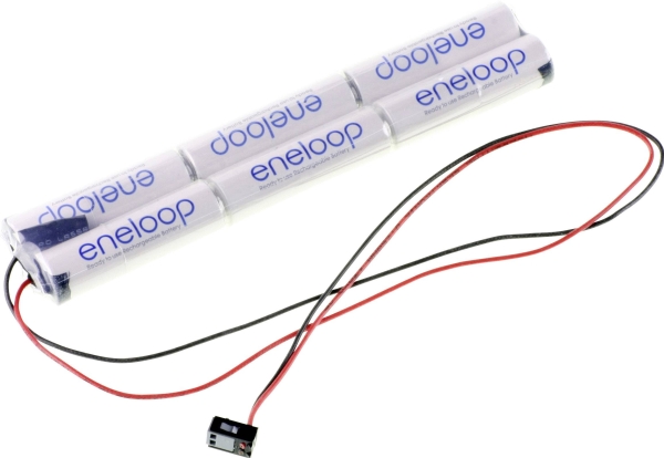 Panasonic Eneloop Inline L2x3 Mpx Akku-Pack 6X R6 (Aa) Kabel, Stecker Nimh 7,2 V 1900 Mah