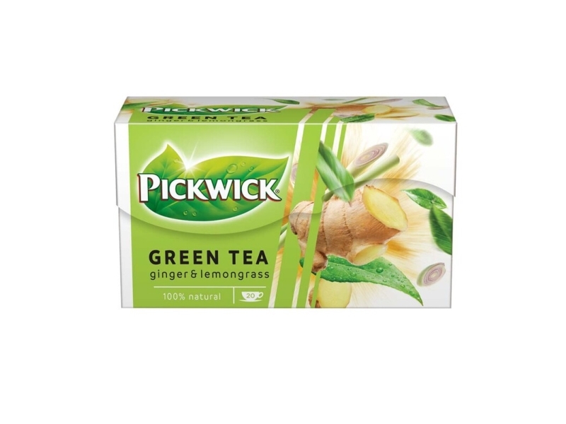 Te, Pickwick, Grönt te Ingefära och citrongräs, förpackning om 20 st | Catering - Drycker - The | GameStuff