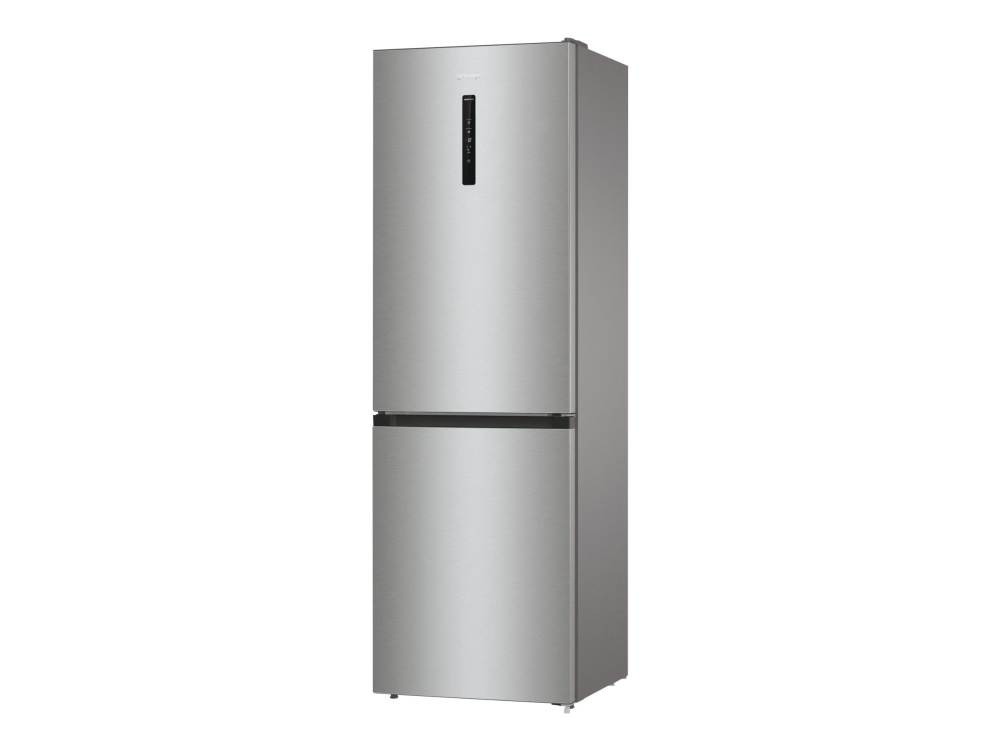 Gorenje Advanced NRK6192AXL4 - Kylskåp/frys - bottenfrysskåp - bredd: 60 cm - djup: 59.2 cm - höjd: 185 cm - 300 liter - Klass E - grå metallic texturerad | Vitvaror - Kyl & Frys - Kombinerade kyl-frysar | GameStuff