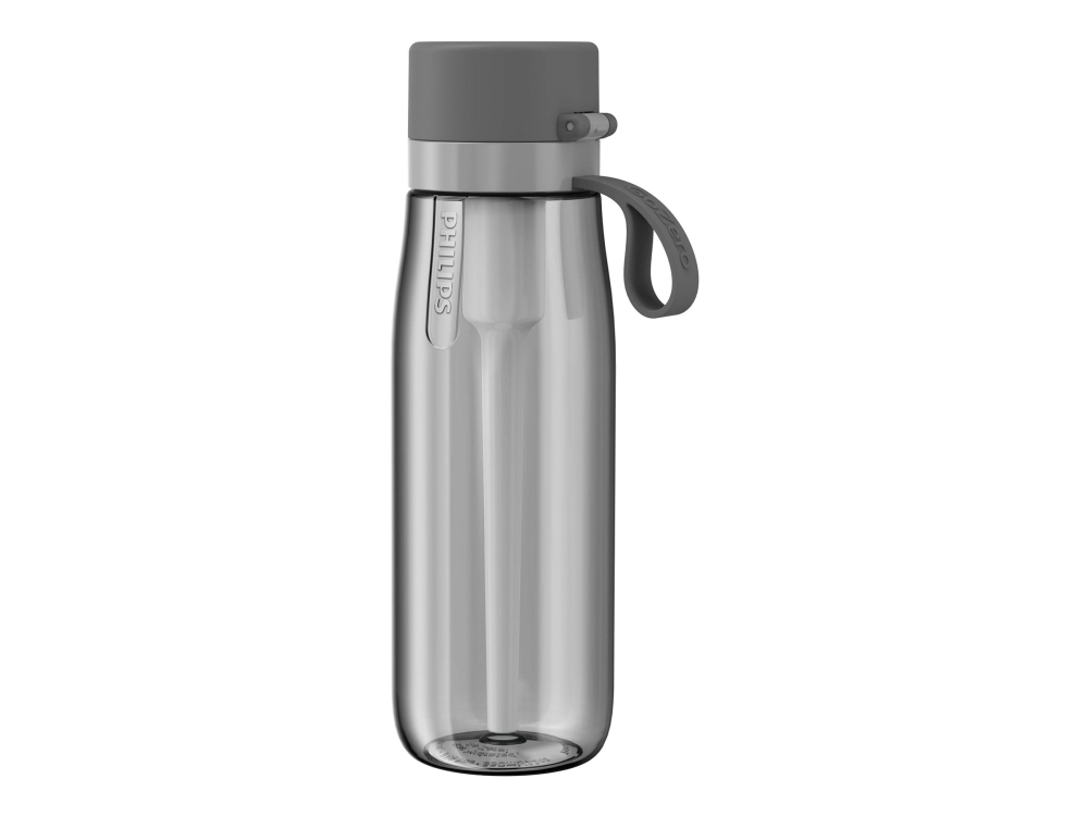Philips GoZero AWP2731GRR - Vandfilterflaske - Størrelse 7.5 cm diameter - Højde 23.7 cm - 660 ml - grå