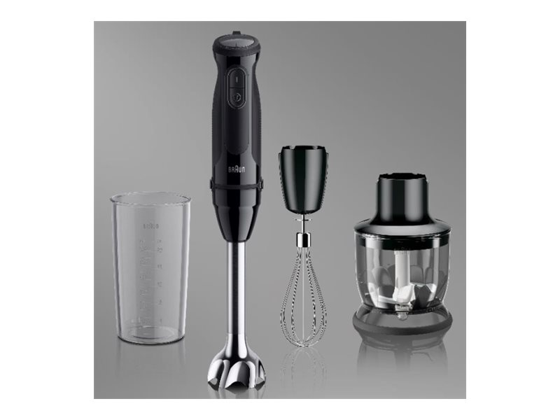 Braun MultiQuick 5 MQ 50202 M, Stavmixer, 0,6 l, 1,2 m, 1000 W, Svart | Köksapparater - Köksmaskiner - Stavmixer | GameStuff