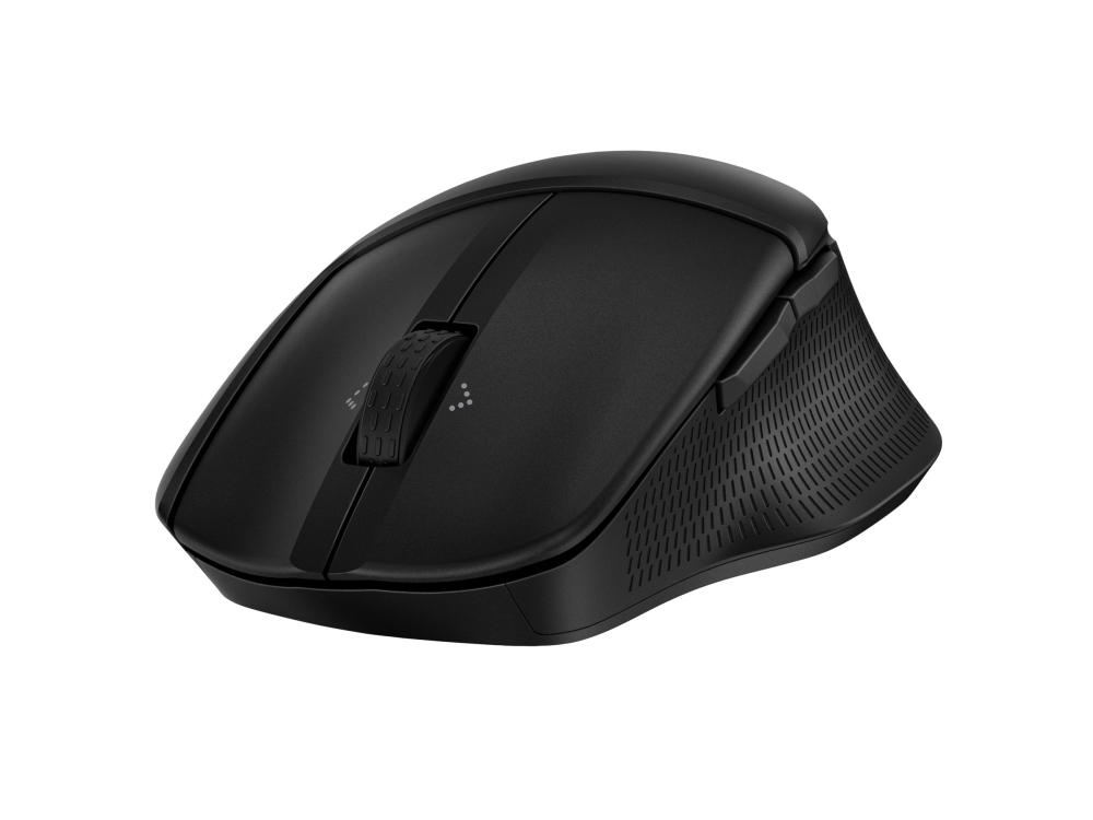 Hp 480 - Mus - Ergonomisk - Komfort, Fuld Størrelse - 7 Knapper - Trådløs - Bluetooth 5.3 - Trådløs Modtager (Usb) - Sort