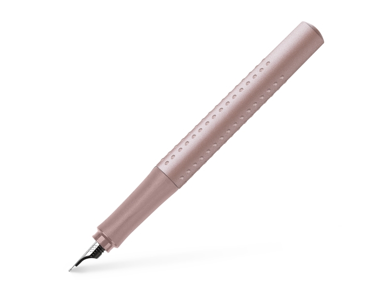Faber-Castell 140809, Rosa, Påfyllning med bläckparton-/convertersystem, Kursiv spets, Rostfritt stål, Fin, Ambidextrous | Skrivredskap - Kulspetspennor & Reservoarpennor - Reservoarpennor | GameStuff