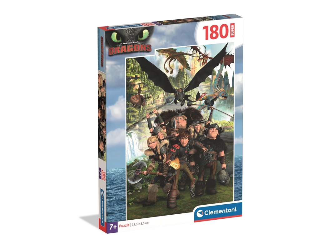 Clementoni Super Puzzle How To Train Your Dragon 180 Teile (29793)