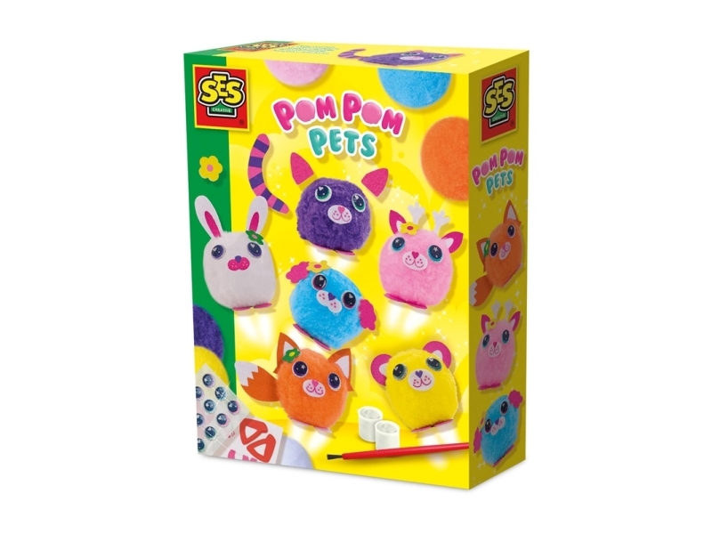 SES Creative Pom Pom kæledyr - (S14789)