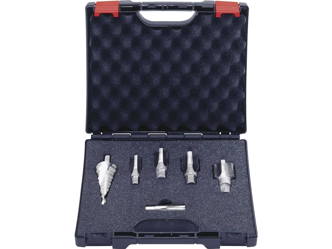 Exact 05979 Gewindebohrer-Set 6-Teilig Metrisch Fein Rechtsschneidend Din En 60423 Hss 1 Satz