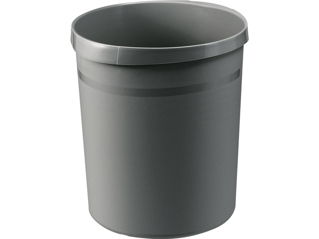 Han Grip 18190-191 Papirkurv 18 L (Ø X H) 312 Mm X 345 Mm Polypropylen Mørkegrå 1 Stk
