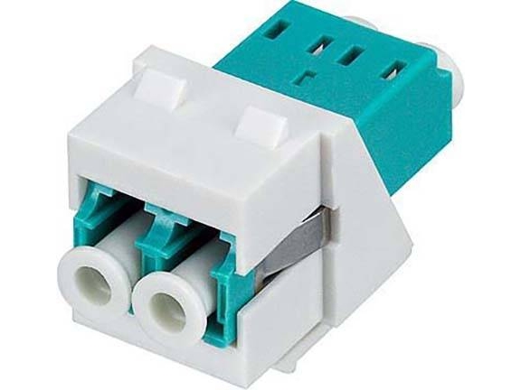 Rutenbeck KMK-LC-D OM3 aqua rw - Modular Eingabe - SC Duplex MM - Aquamarin, Pure White, RAL 9010 (228080000)