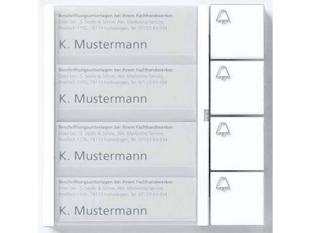 Siedle 200035528-00 Dørtelefon-tilbehør Funktionsmodul Sølv | Huset - Säkerhet & Larm - Intercom & tillbehör | GameStuff