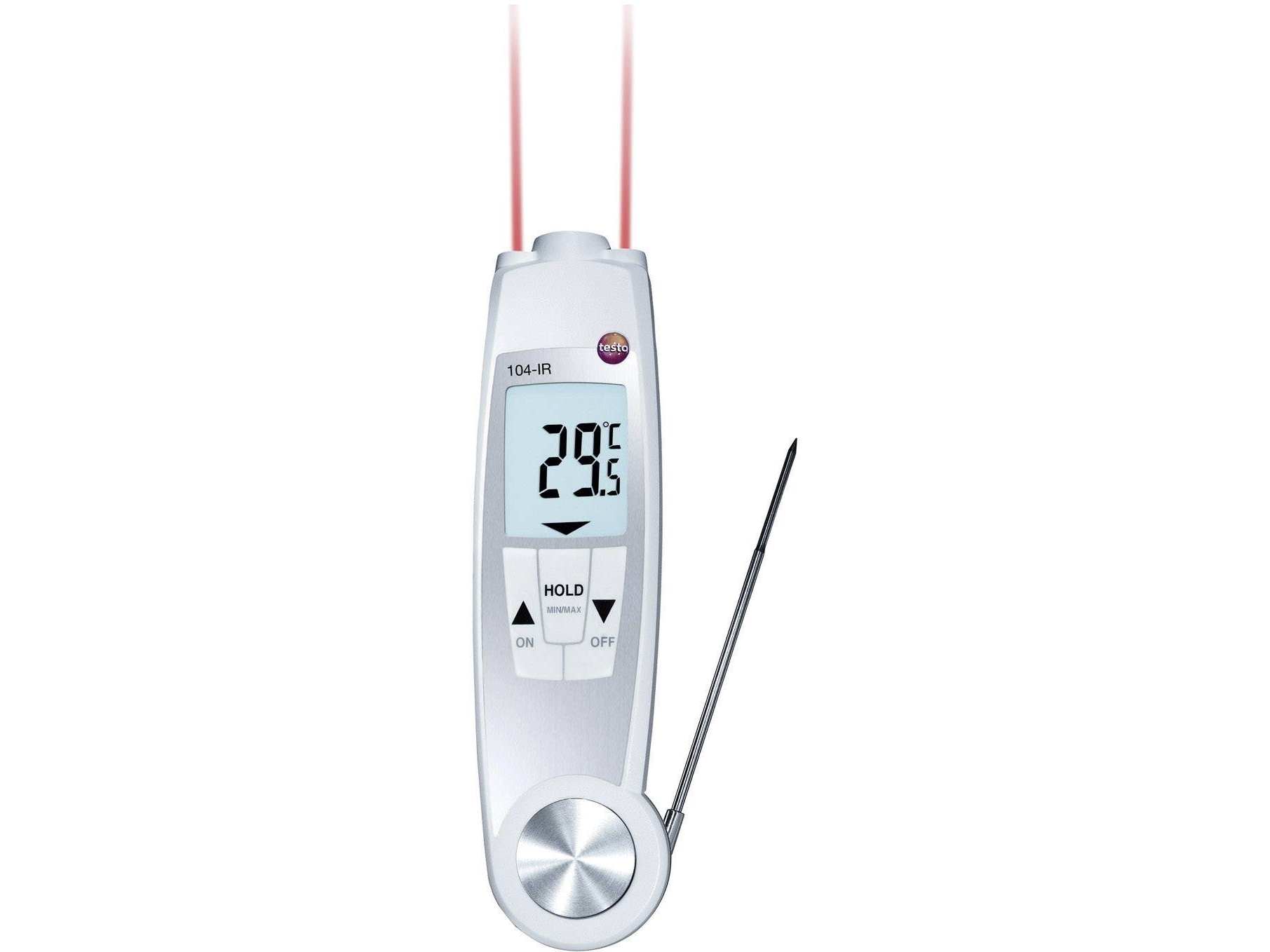 Thermometer T104-Ir Testo Mit Infrarot/Insert Wasserdicht -30 Bis +250 C,1 Stück