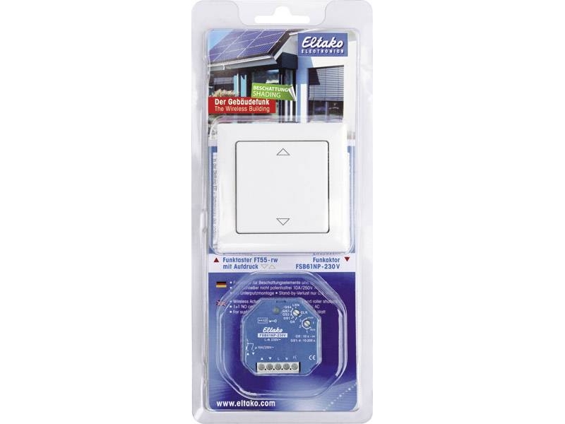 Eltako Bpb55 Blisterpackung Beschattung Starter-Set Rollladensteuerung Unterputz, Unterputz Schaltleistung (Max.) 1000 W