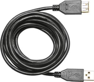 Eltako Usb-Kabel Usb-A-Buchse, Usb-A-Stecker 2 M Schwarz 30000020
